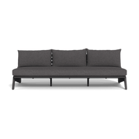 MLB Aluminum 3 Seat Armless Sofa