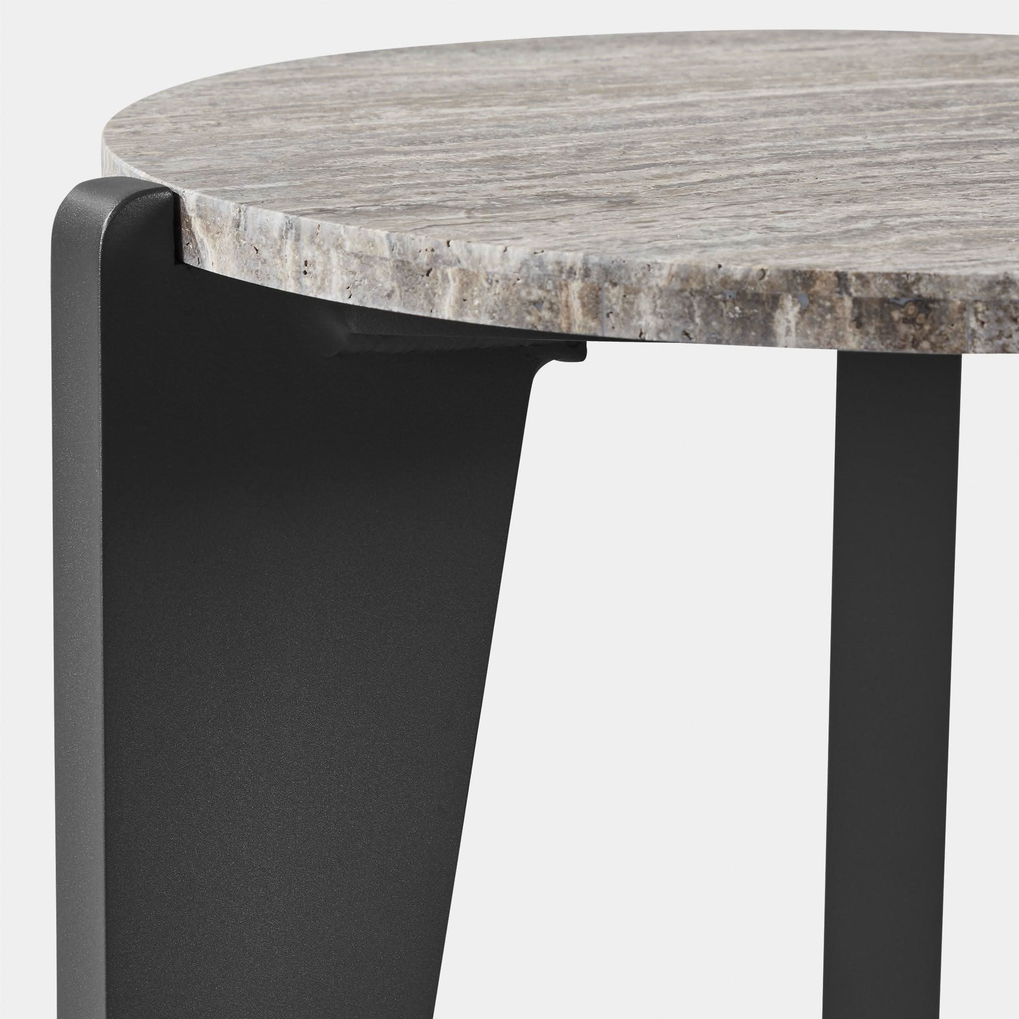 MLB Aluminum Round Side Table