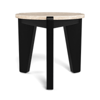 Mlb Teak Round Side Table