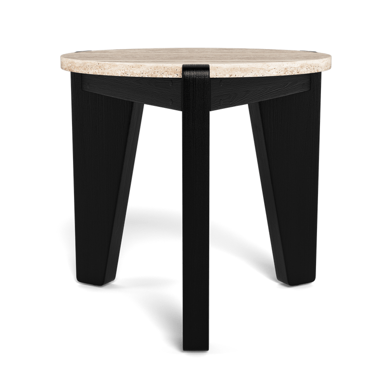 Mlb Round Side Table - Harbour - ShopHarbourOutdoor - MLB-11A-TECHA-TRCRE