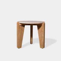 Mlb Teak Round Side Table