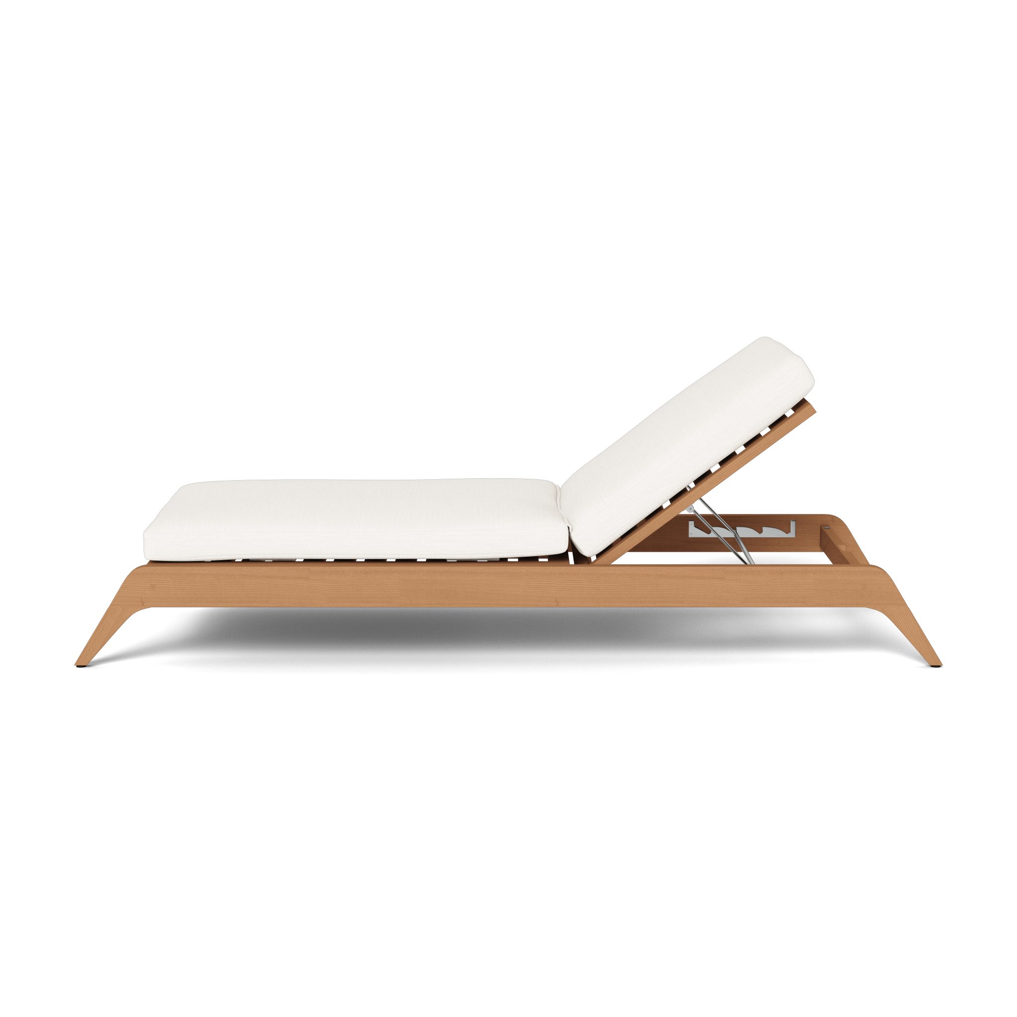 Mlb Teak Slatted Sun Lounge
