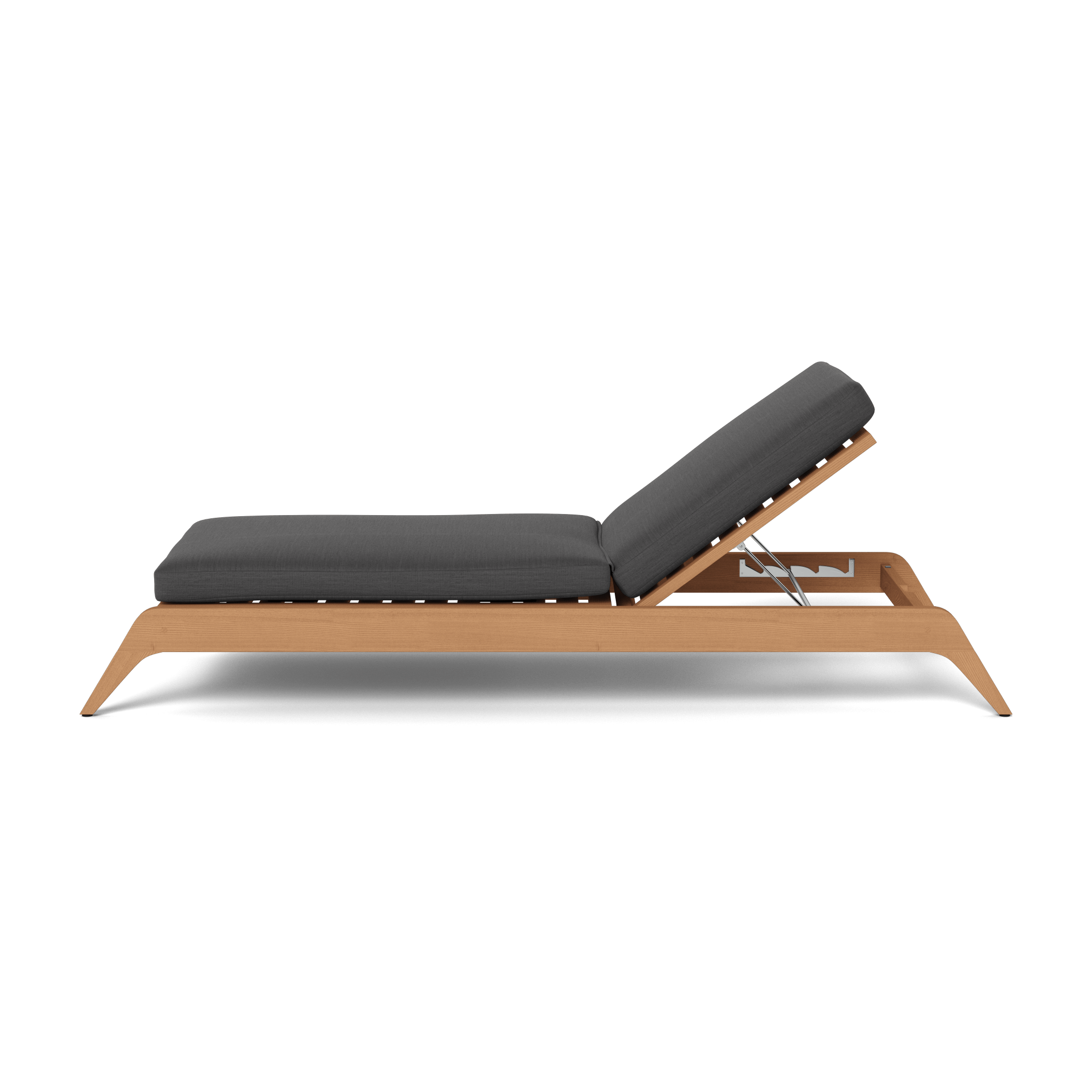 Mlb Teak Slatted Sun Lounge