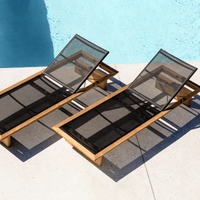Mlb Teak Sun Lounge