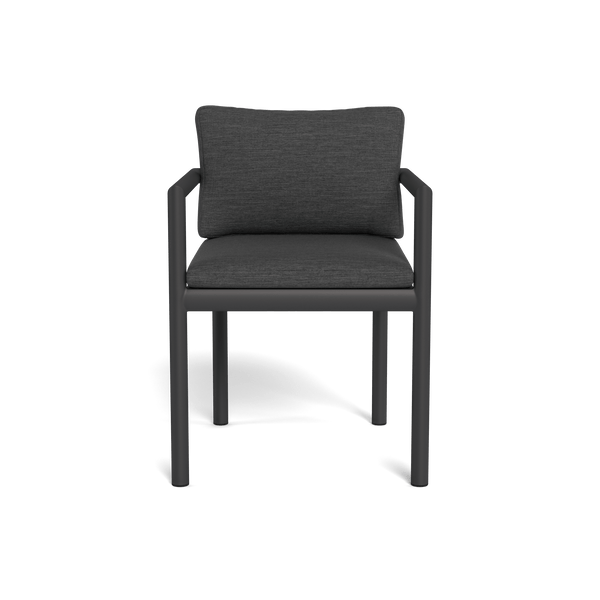 Moab Dining Chair | Aluminum Asteroid, Lisos Grafito,