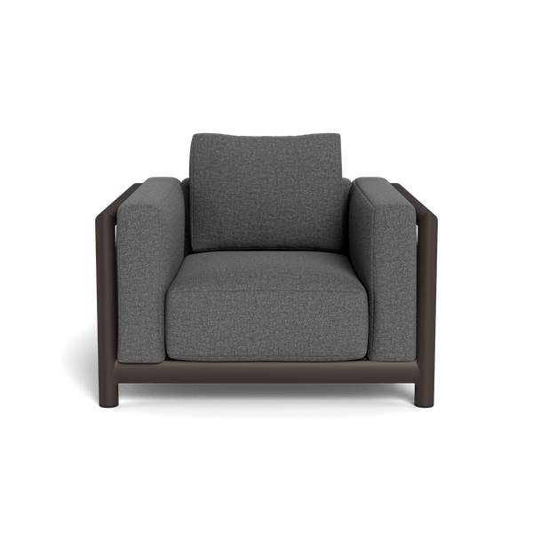 Moab Lounge Chair | Aluminum Bronze, Siesta Slate,