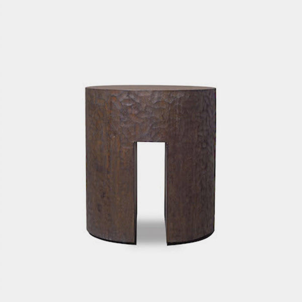 Native Round Side Table - Harbour - ShopHarbourOutdoor - NATI-11A-CABRO