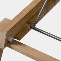 Nature Boy Stacking Sun Lounge | Teak Natural, Batyline Silver,