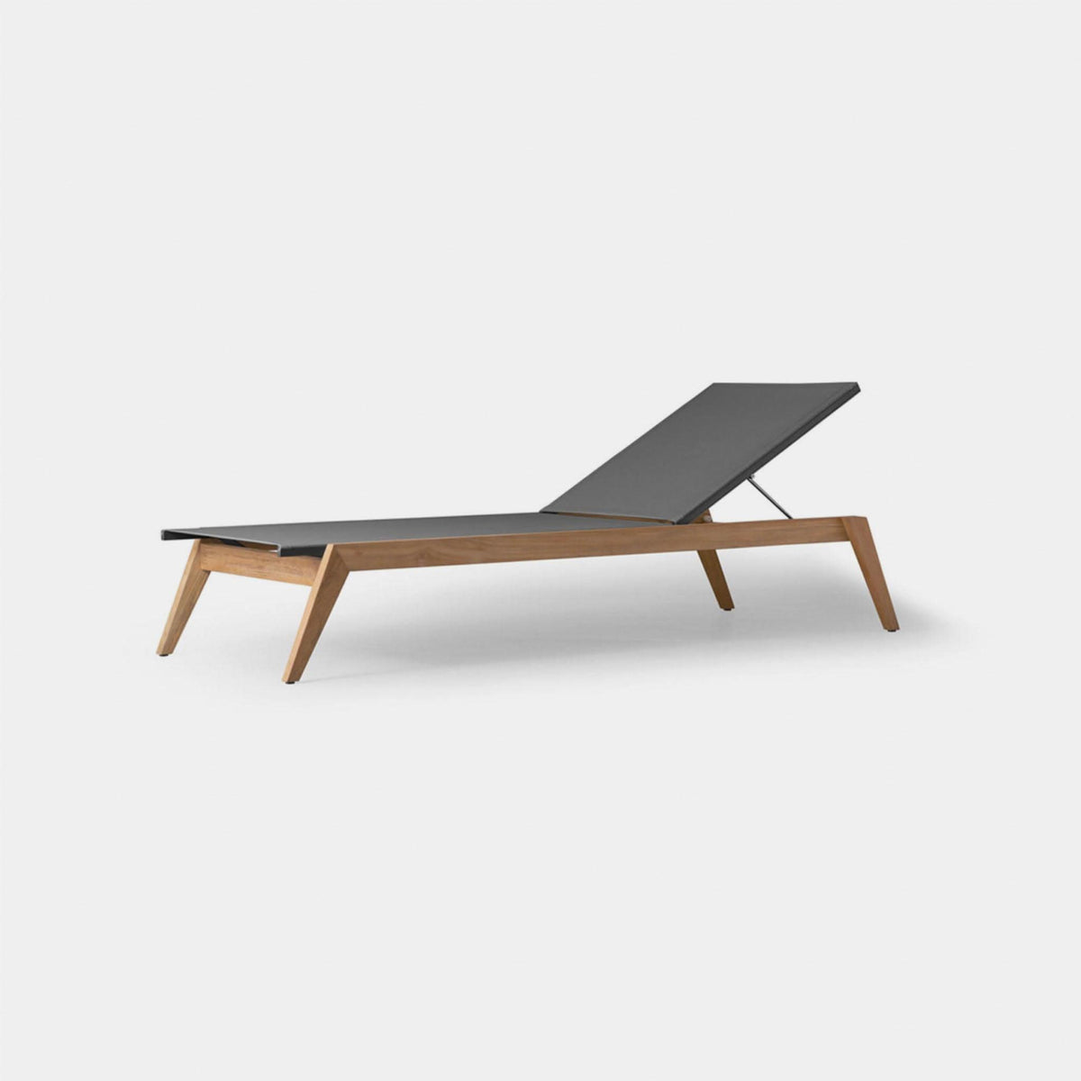 Nature Boy Stacking Sun Lounge | Teak Natural, Batyline Silver,
