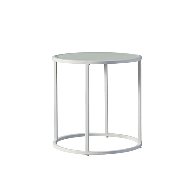 Pace Round Side Table - Harbour - Harbour - PACE-11A-ALWHI-MAWHI