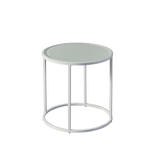 Pace Round Side Table - Harbour - Harbour - PACE-11A-ALWHI-MAWHI