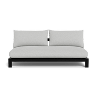 Pacific Teak 2 Seat Armless Sofa