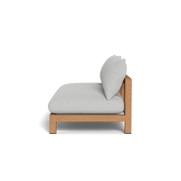 Pacific Teak 2 Seat Armless Sofa