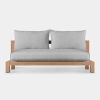 Pacific Teak 2 Seat Armless Sofa