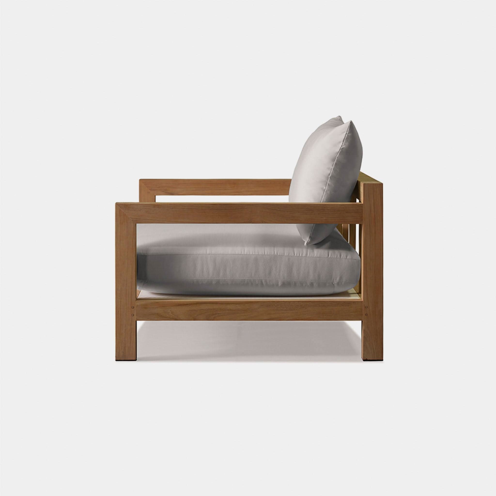 Καναπές 2 θέσεων από ξύλο Pacific Teak