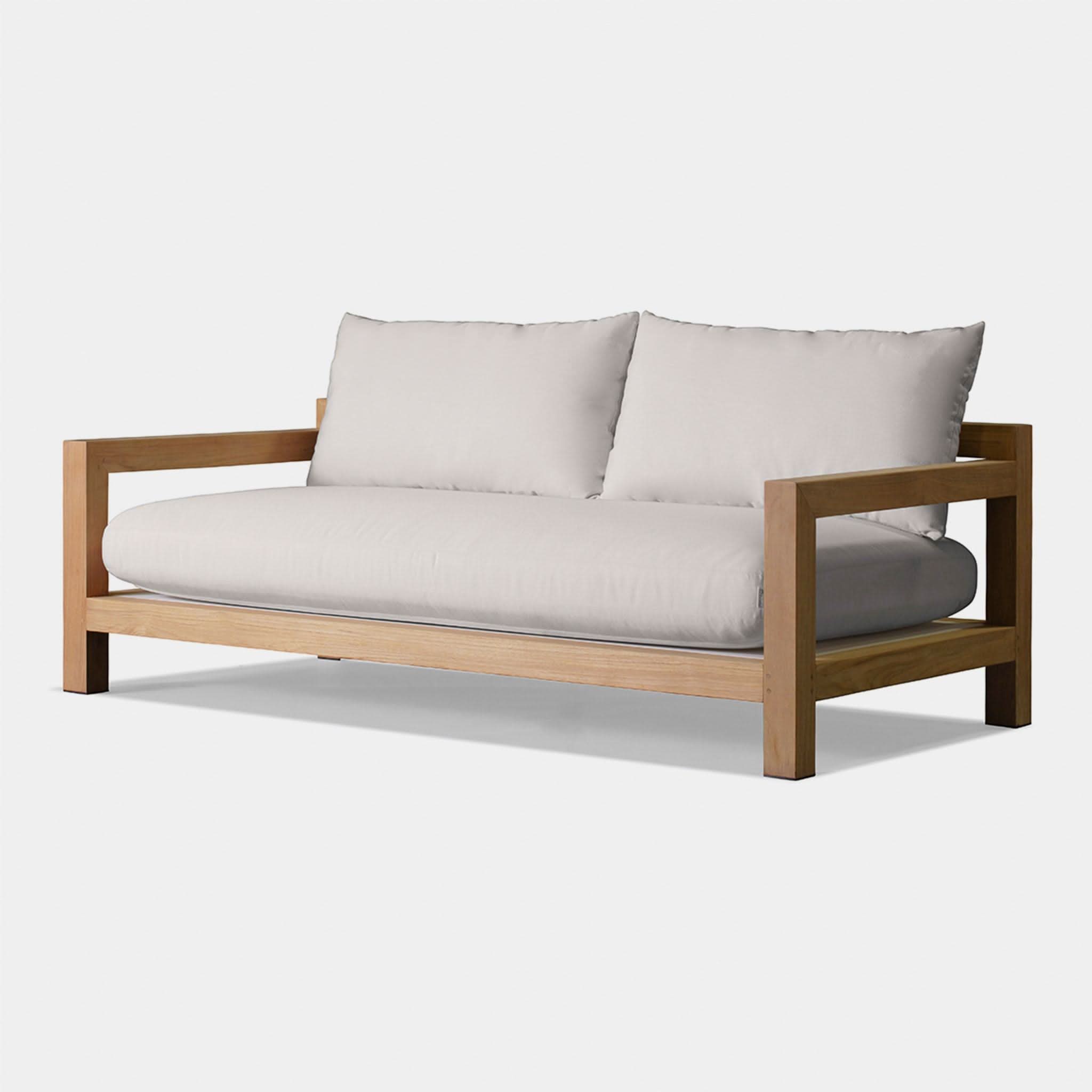 Καναπές 2 θέσεων από ξύλο Pacific Teak
