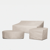 Pacific Aluminum 2 Seat Armless Sofa - Weather Cover - Harbour - ShopHarbourOutdoor - PACA-06B-CVR-SRLSND