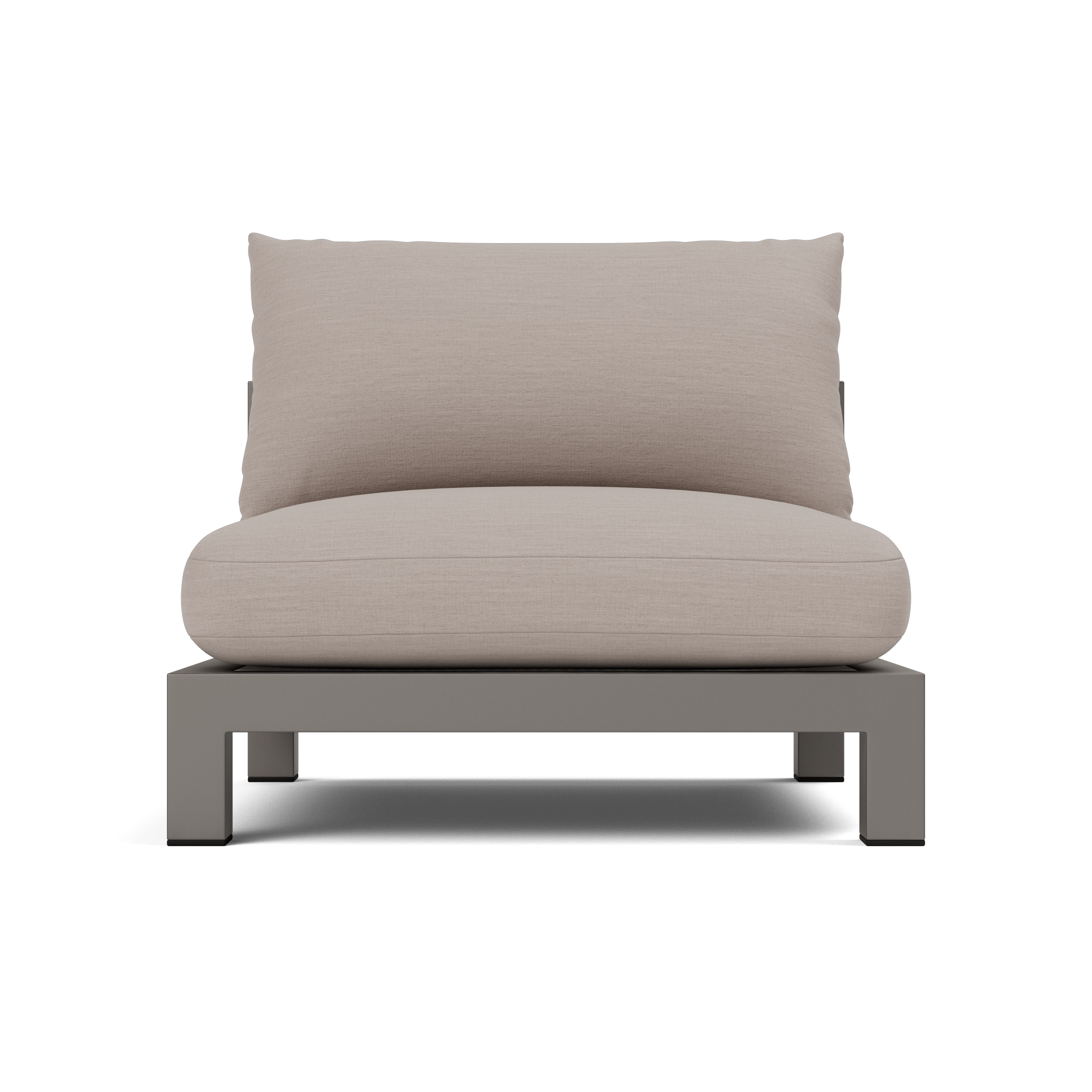 Pacific Aluminum Armless Single