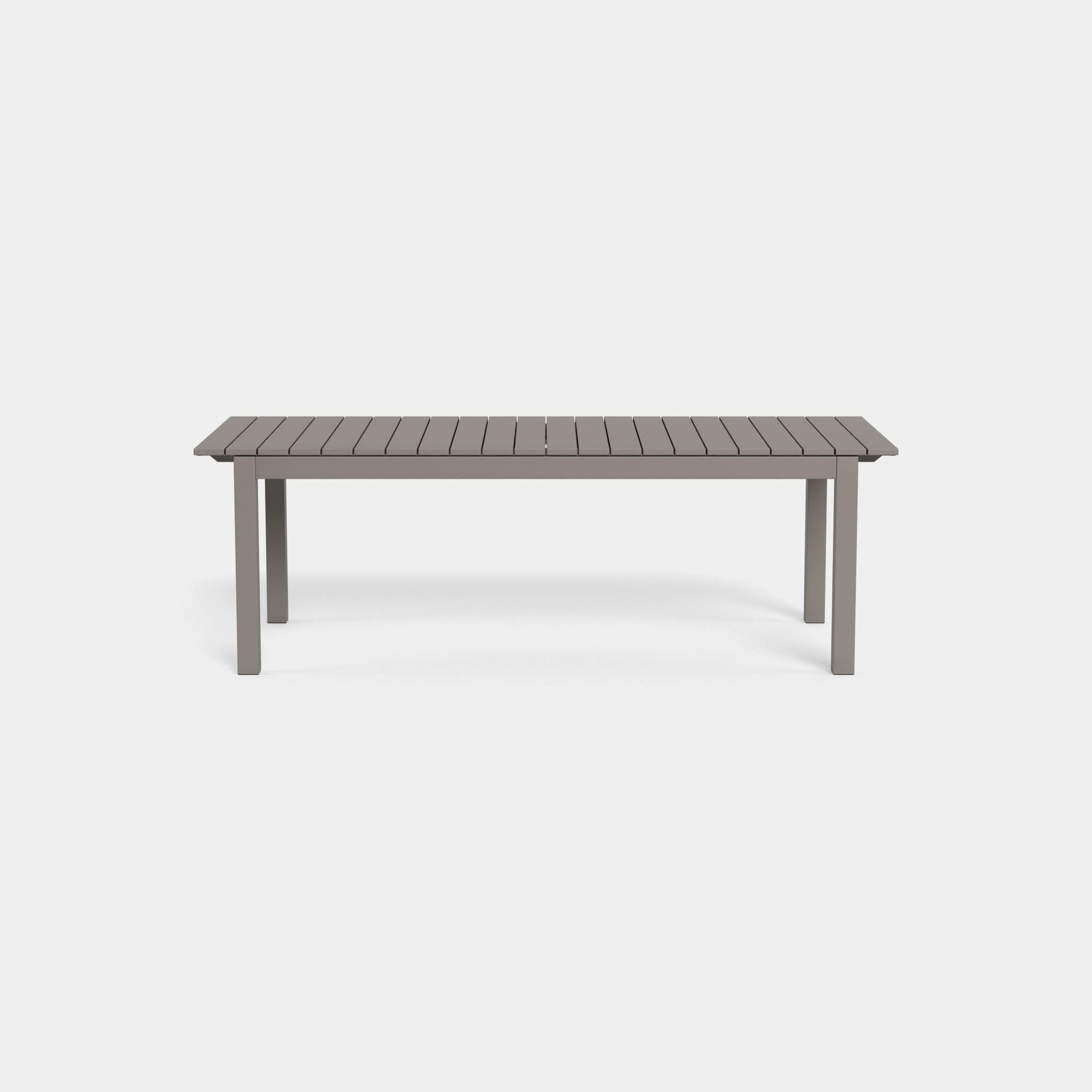 Pacific Aluminum Extension Dining Table | Modern Outdoor Furniture