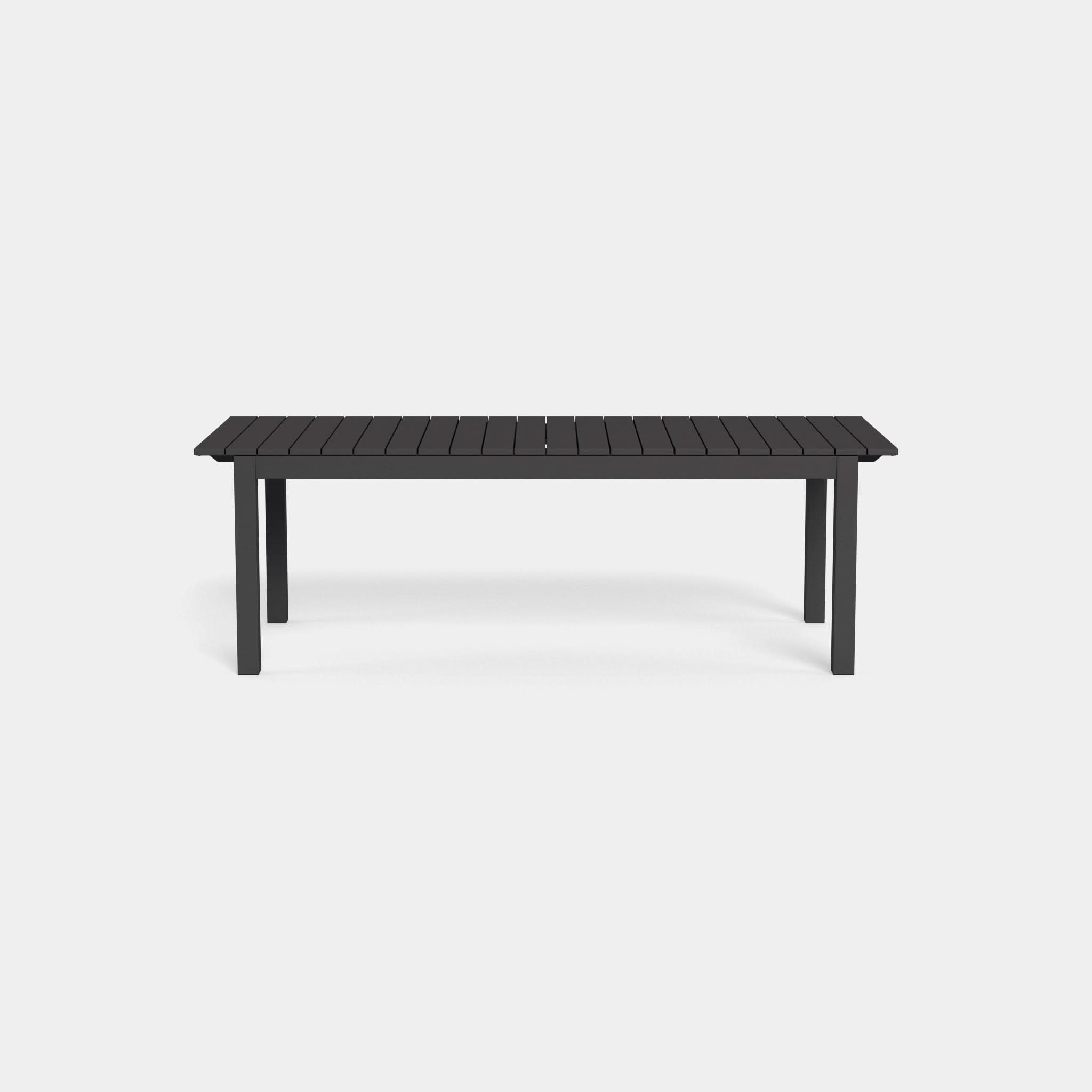 Pacific Aluminum Extension Dining Table | Modern Outdoor Furniture
