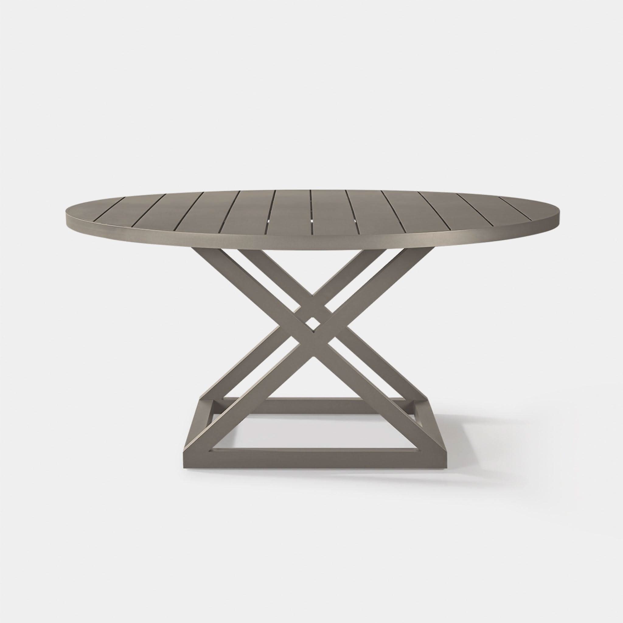 Pacific Aluminum Round Dining Table 60"
