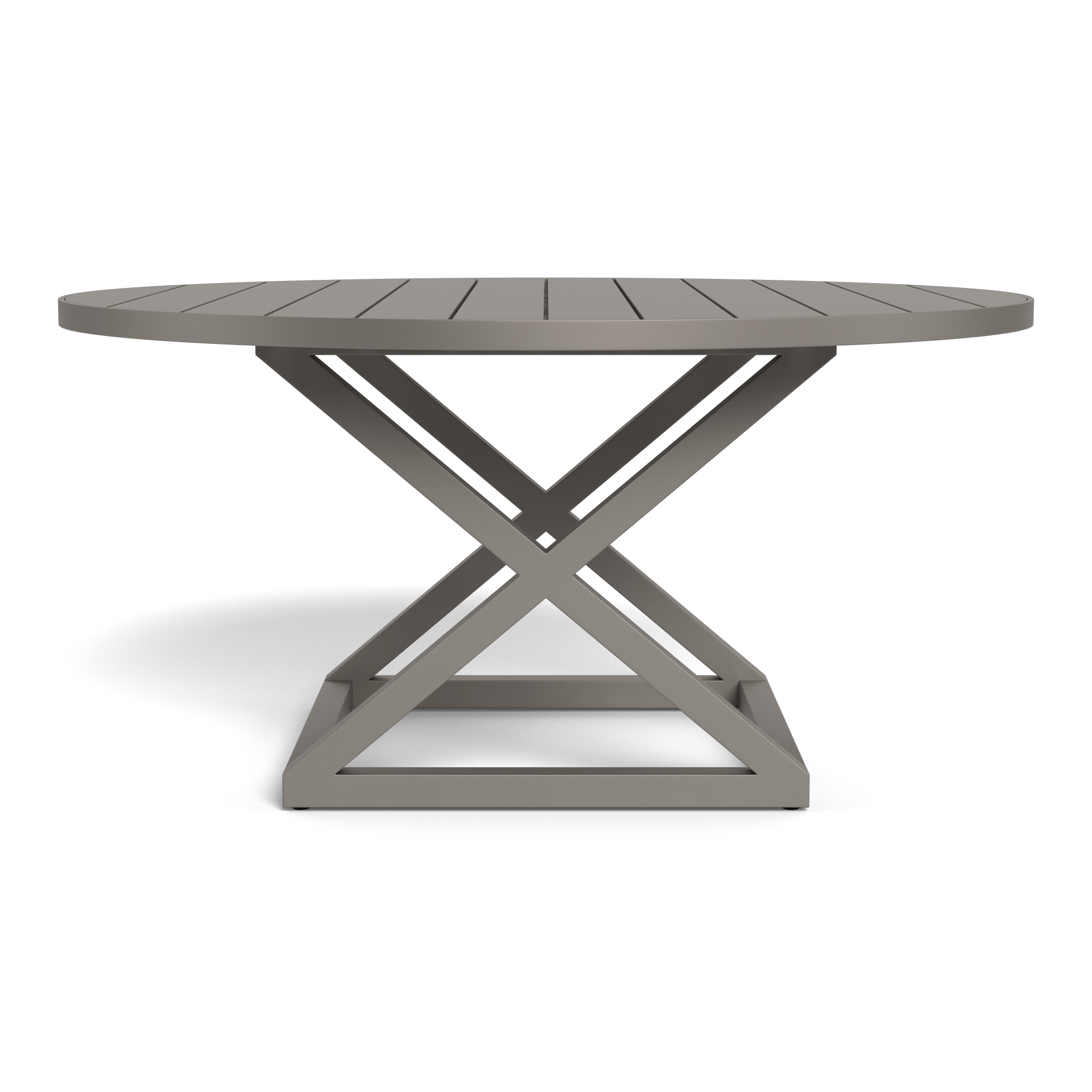 Pacific Aluminum Round Dining Table 60"