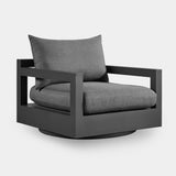 Pacific Aluminum Swivel Lounge Chair - Harbour - Harbour - PACA-08F-ALAST-BASIL-PANGRA
