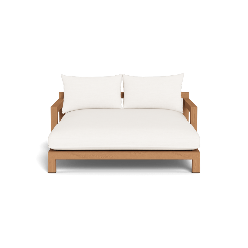 Pacific Daybed | Teak Natural, Panama Blanco, Batyline White