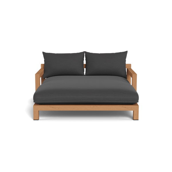 Pacific Daybed | Teak Natural, Panama Grafito, Batyline White