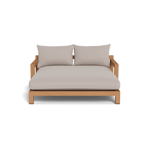 Pacific Daybed | Teak Natural, Panama Marble, Batyline White