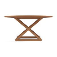Pacific Teak Round Dining Table 60"