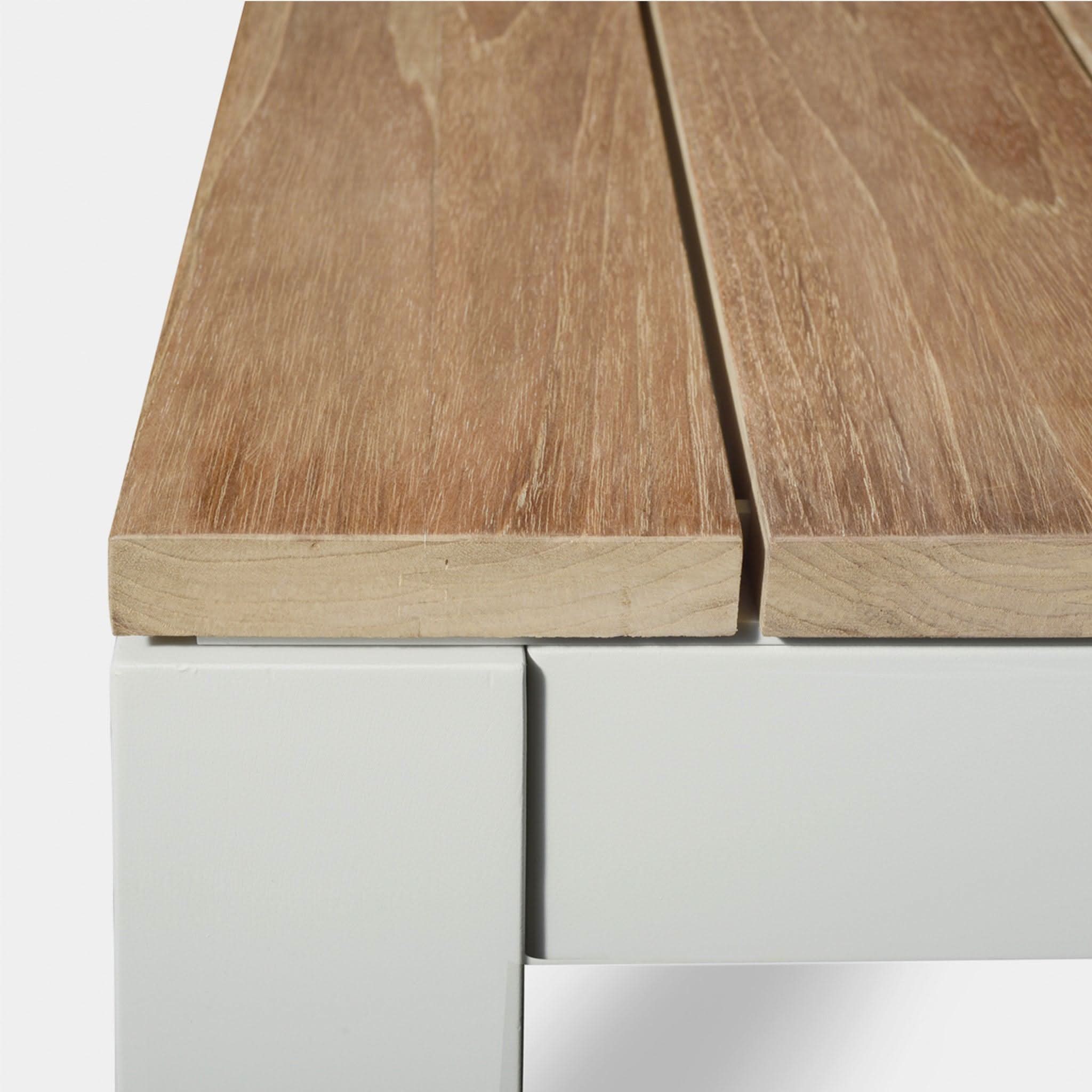 Τραπέζι μπαρ Pacific Teak Square από τικ