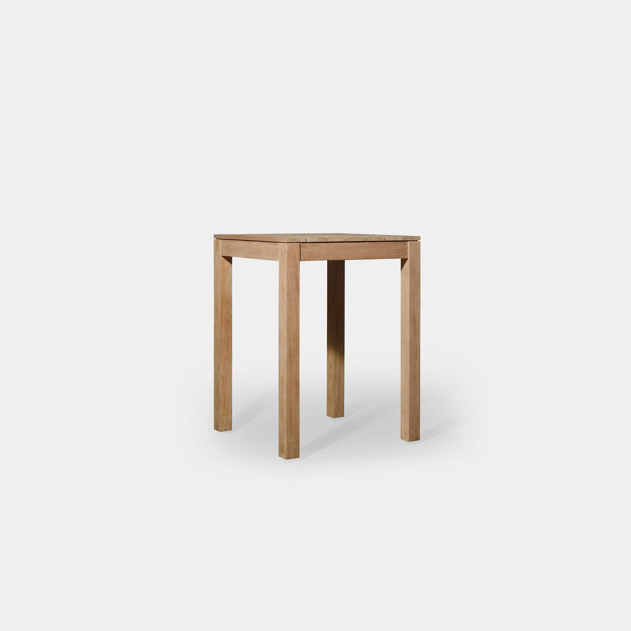 Τραπέζι μπαρ Pacific Teak Square από τικ