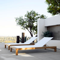 Pacific Teak Sun Lounge