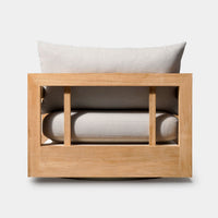 Pacific Teak Swivel Lounge Chair
