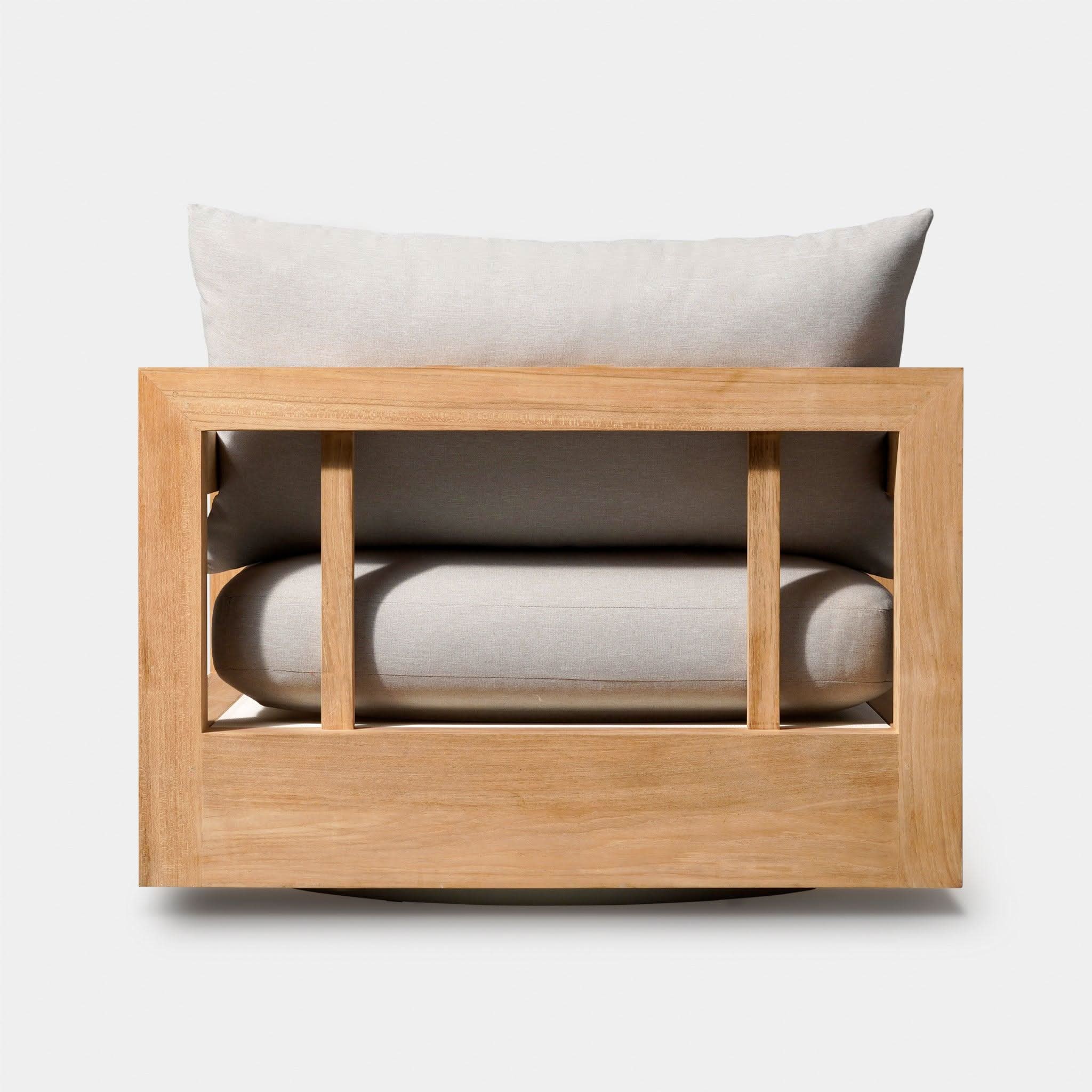 Pacific Teak Swivel Lounge Chair