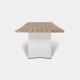 Pure Dining Table 2600 (Outdoor) | Aluminum White, ,