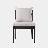 Rozelle Armless Dining Chair - Harbour - ShopHarbourOutdoor - ROZE-01B-FD-OABRO-HBBL