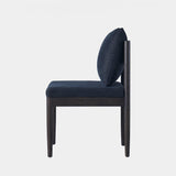 Rozelle Armless Dining Chair - Harbour - ShopHarbourOutdoor - ROZE-01B-FD-OANAT-HBWH