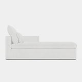 Sail Chaise Right | Harbour Belgian Linen White, ,