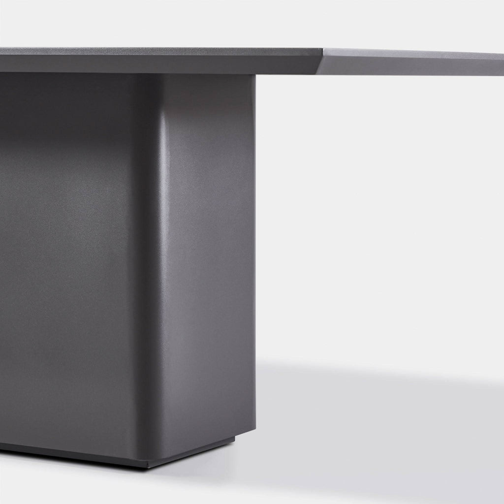 Santorini Outdoor Slatted Rectangle Dining Table 108" Harbour