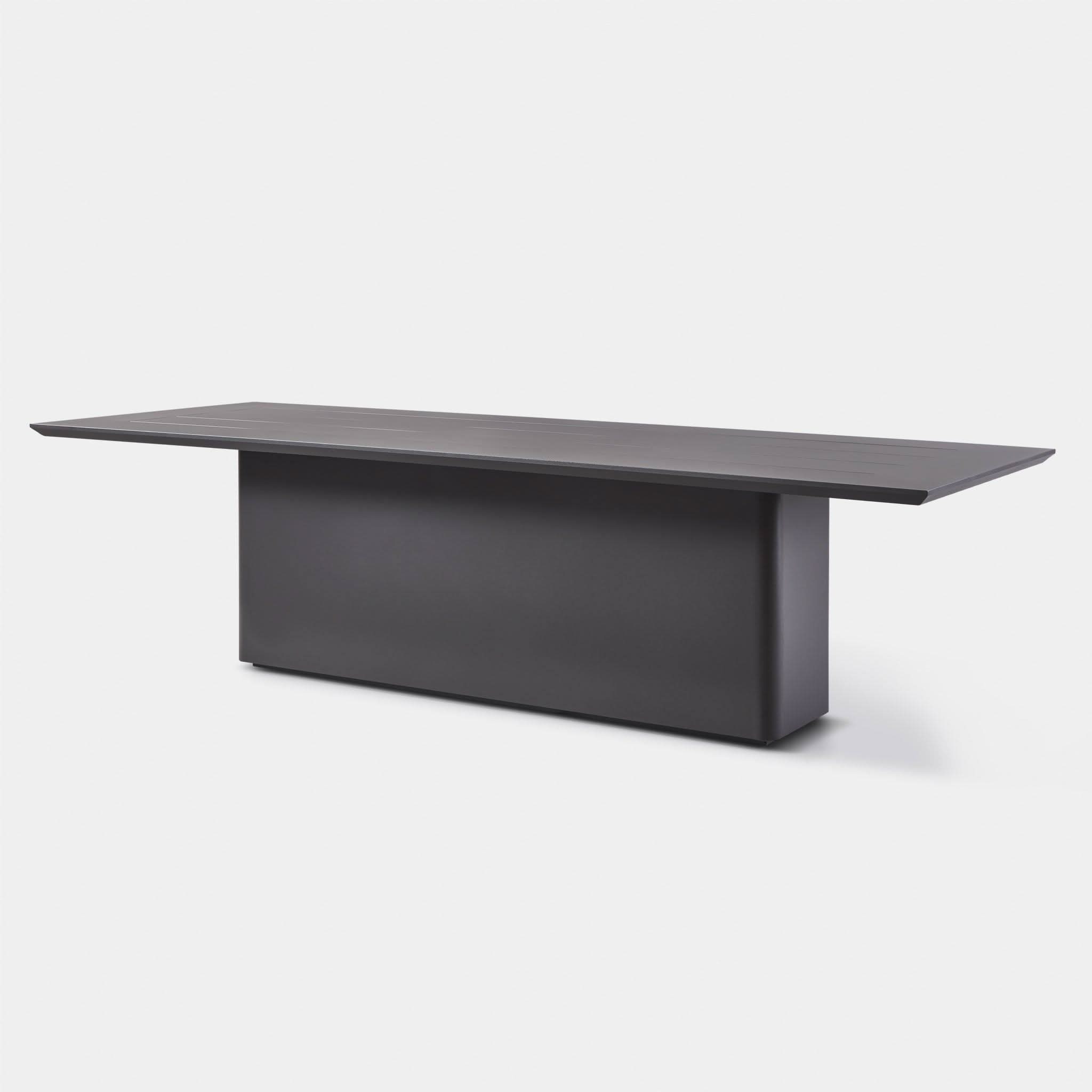 Santorini Slatted Rectangle Dining Table 108"