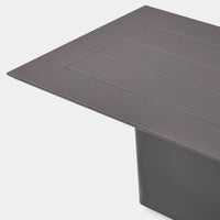 Santorini Slatted Rectangle Dining Table 108"