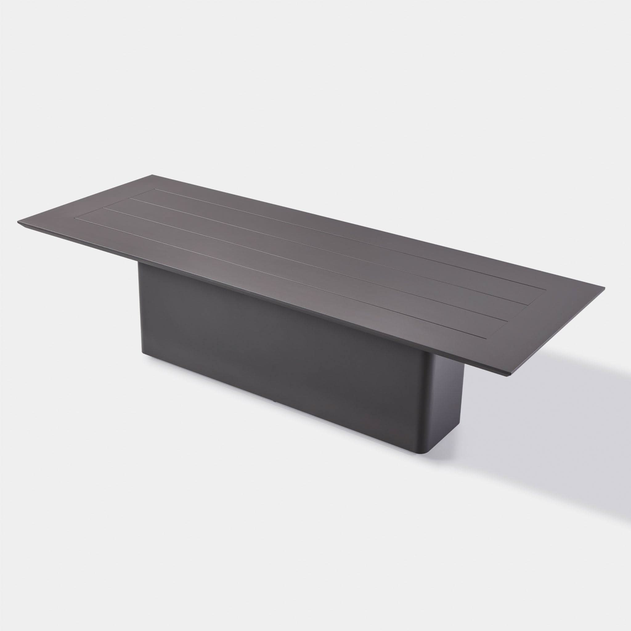 Santorini Slatted Rectangle Dining Table 108"