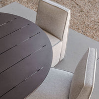 Santorini Slatted Round Dining Table 60"