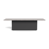 Santorini Stone Rectangle Dining Table 108"
