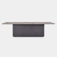 Santorini Stone Rectangle Dining Table 108"