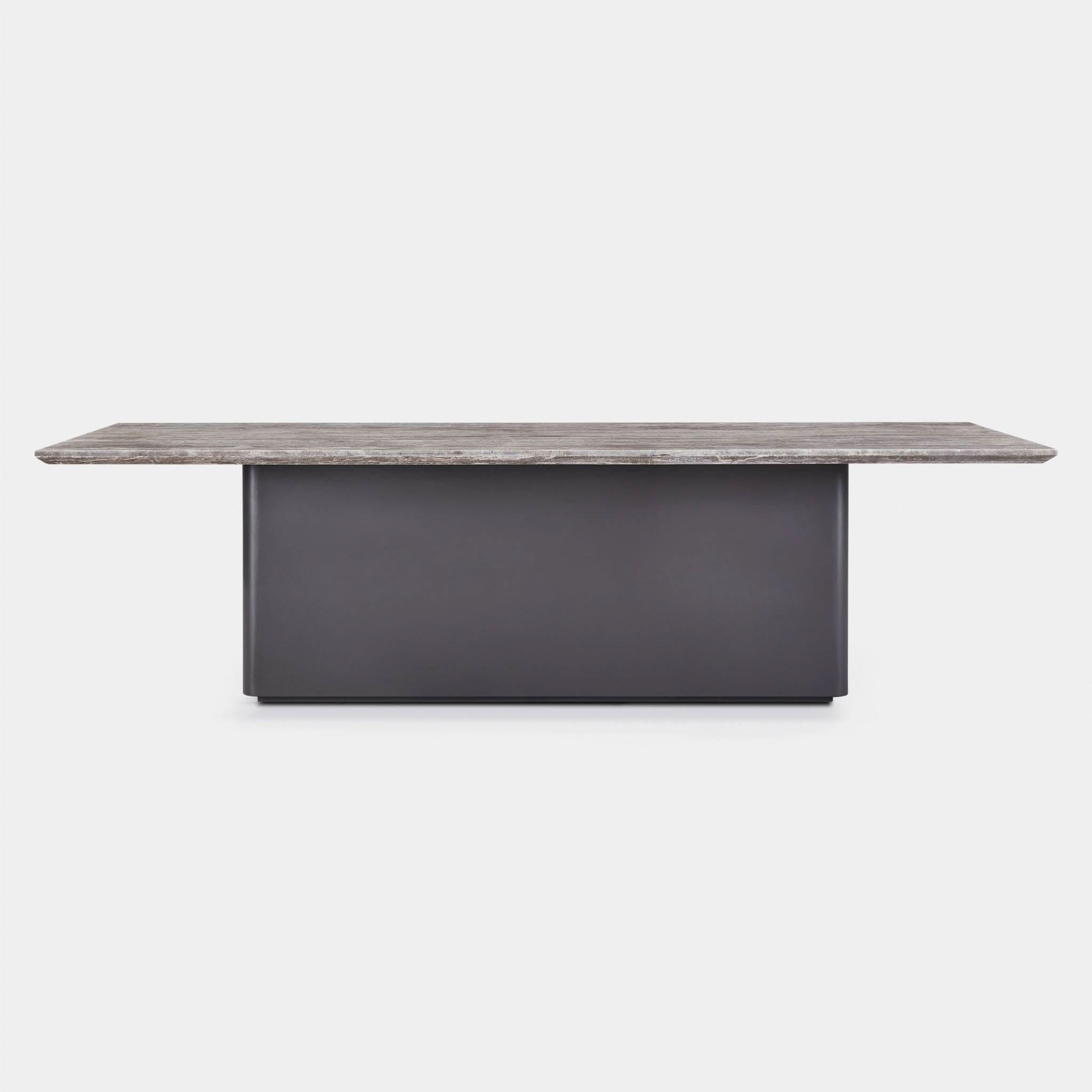 Santorini Stone Rectangle Dining Table 108"