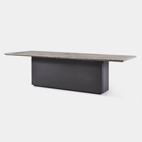 Santorini Stone Rectangle Dining Table 108"