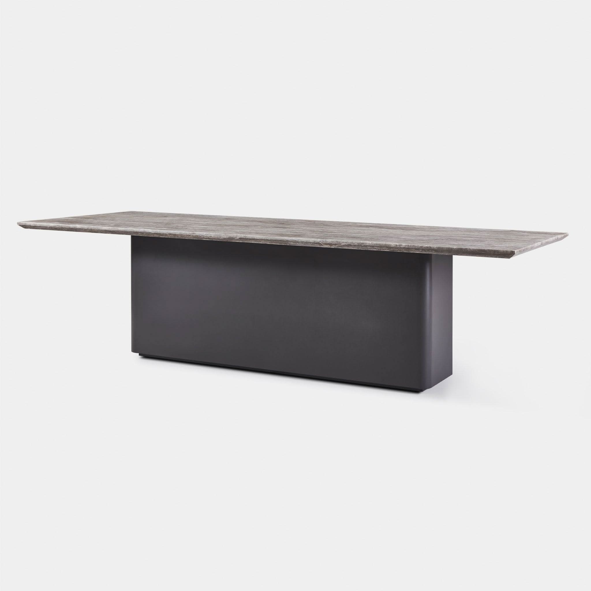 Santorini Stone Rectangle Dining Table 108"